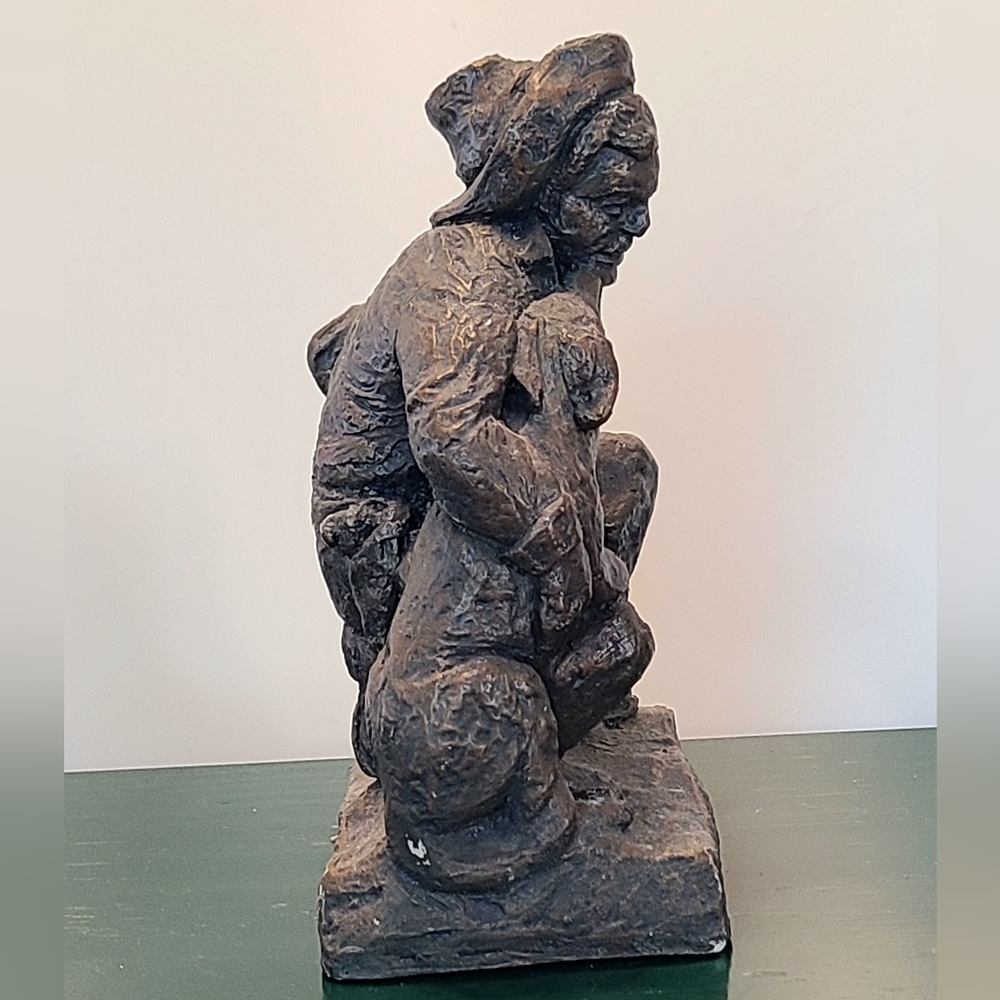 Rustic Cowboy Sculpture Set - Picture 7 of 16